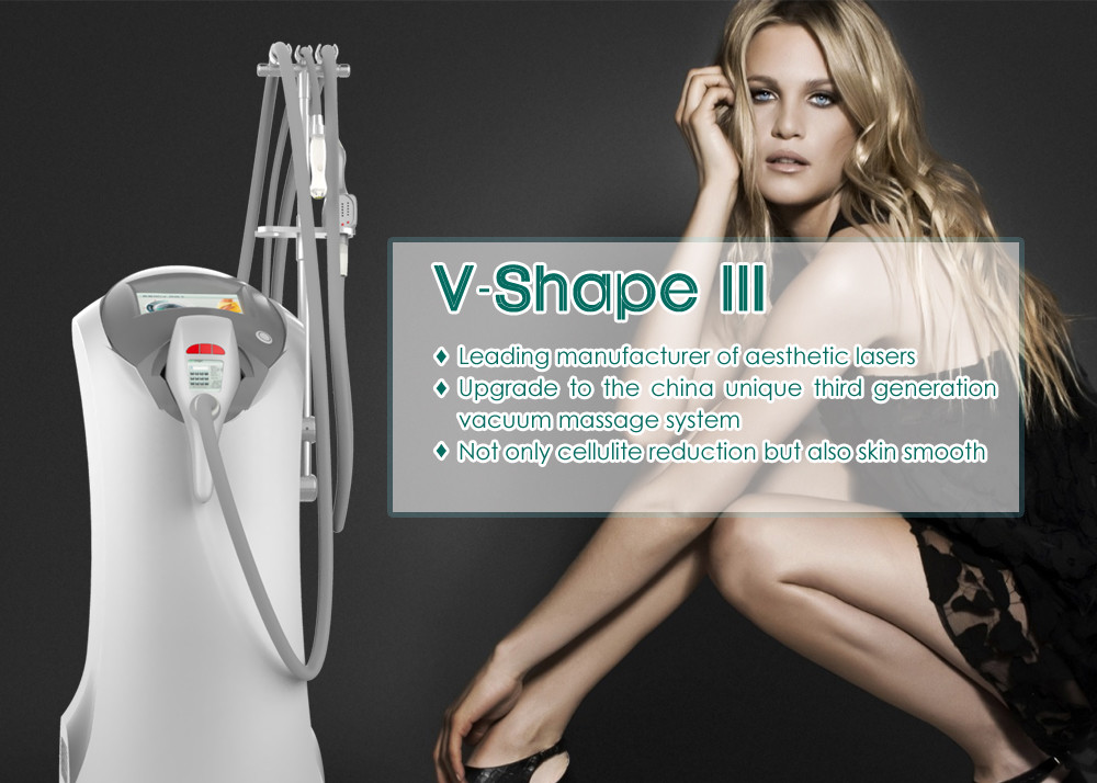 China Velashape 3 Body Shaper Vacuum Roller Slimming Machine For Female 5-20w factory