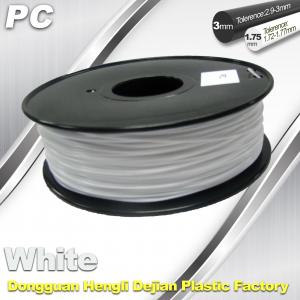 China PC Filament 1.75mm and 3mm For 3D Printer Filament High Temperature Resistant factory