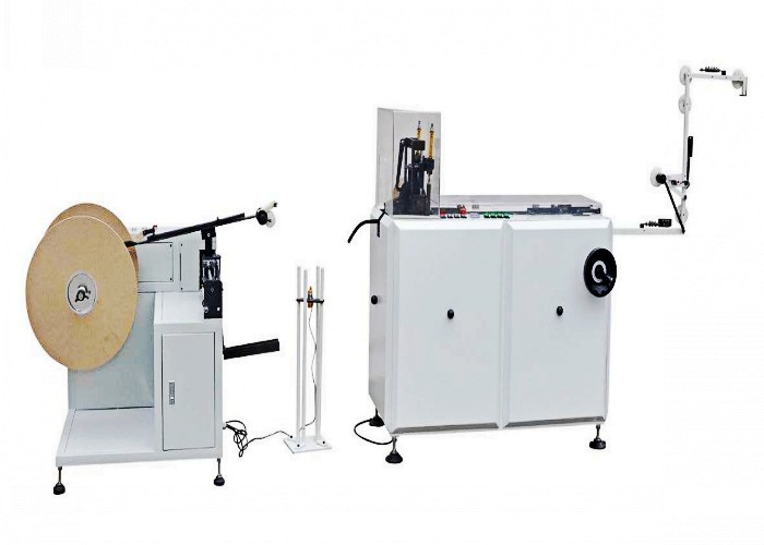 China Twin Loop Ring  Spiral Forming Machine Automatic Binding Material Nylon Coated factory