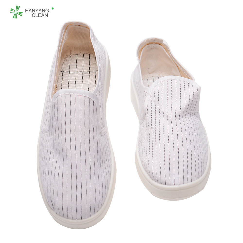 China Industrial Dustproof Static Resistant Shoes With TC Canvas Upper Material factory