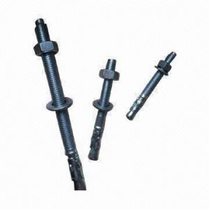 China Anchor Bolts, Can be Installed with Hex Bolt, Stud and Hook Bolt, Made of Carbon/Stainless Steel factory