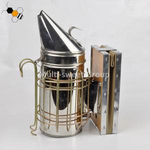 China 10cm Barrel Diameter Leatheroid SS Bee Hive Smoker factory