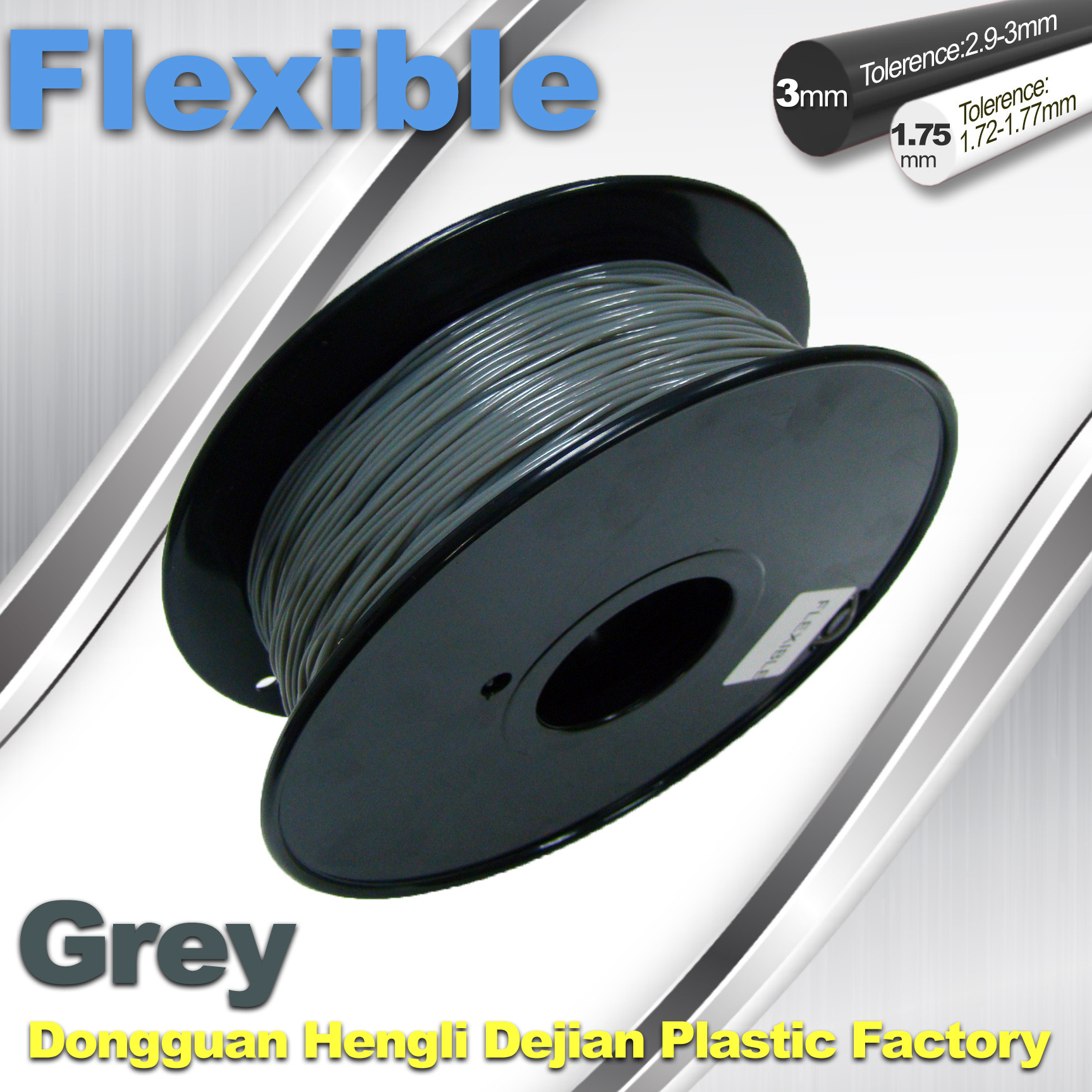 China Easy To Use Odorless Flexible 3D Printing Filament , 0.8kg / Roll factory
