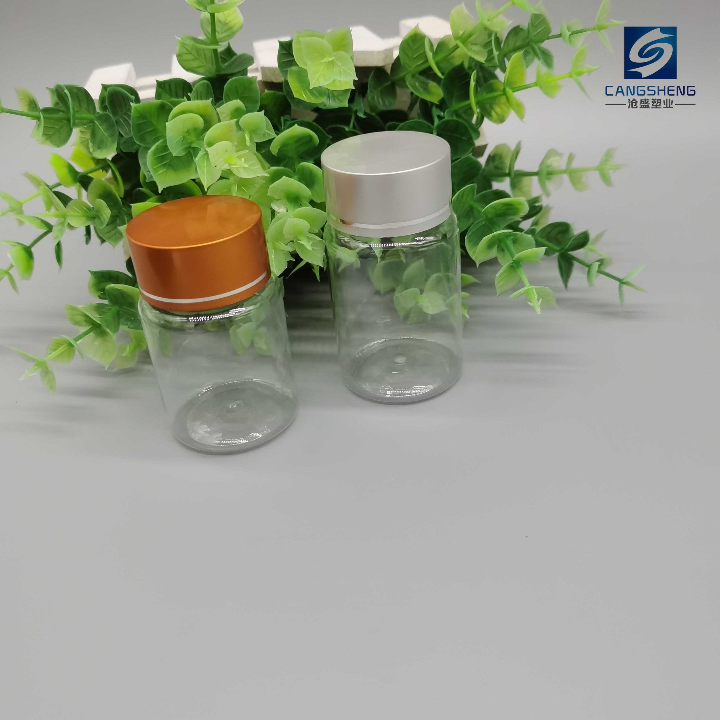 China PS Empty Plastic Pill Bottles 10ml Cylindrical Tablet Containers factory