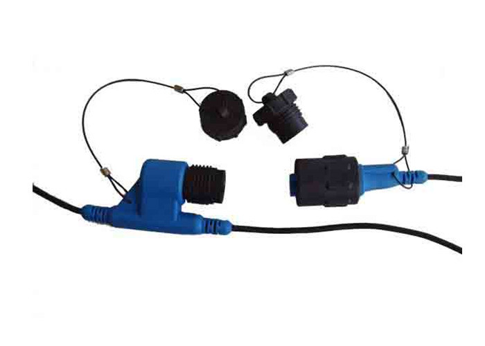 China Waterproof Male Female Geophone Connector SH17-WCR-2M2F KCK Screw factory