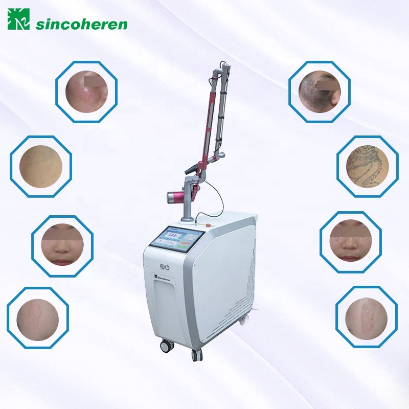China TUV Varicose Veins Pigment Removal Machine 532mn 1064mn Built In Circulating Water factory