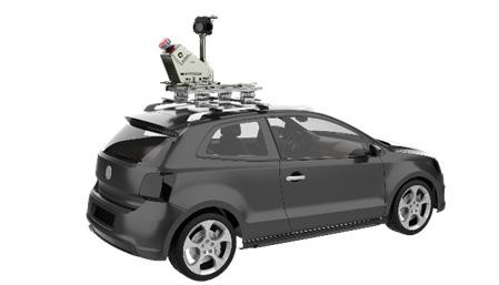 China 5mm@30m LiDAR Mobile Mapping System Land Surveying HiScan-R 420m Range factory