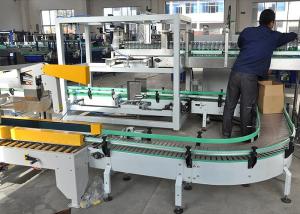 China Automatic Drop Down Carton Case Packer 30packs/Min Wrapping Machine factory