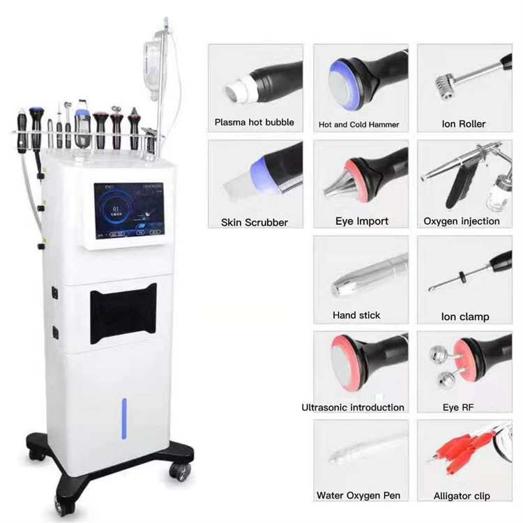 China 12 In 1 Face Neck Touchscreen Hydra Beauty Machine factory