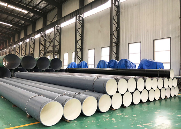 China A53 3PE Coated And Internal Epoxy FBE External Polyethylene Coated Pipe 3 Layer factory