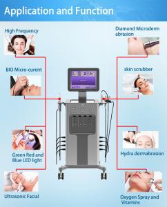 China Touch Screen Hydra Beauty Machine , Hydrafacial Dermabrasion Device 100kpa factory