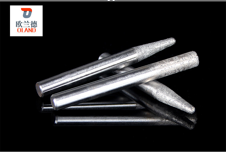 China Better Wear Resistance Sintered Diamond Carving Burrs For Bluestone / Jade factory