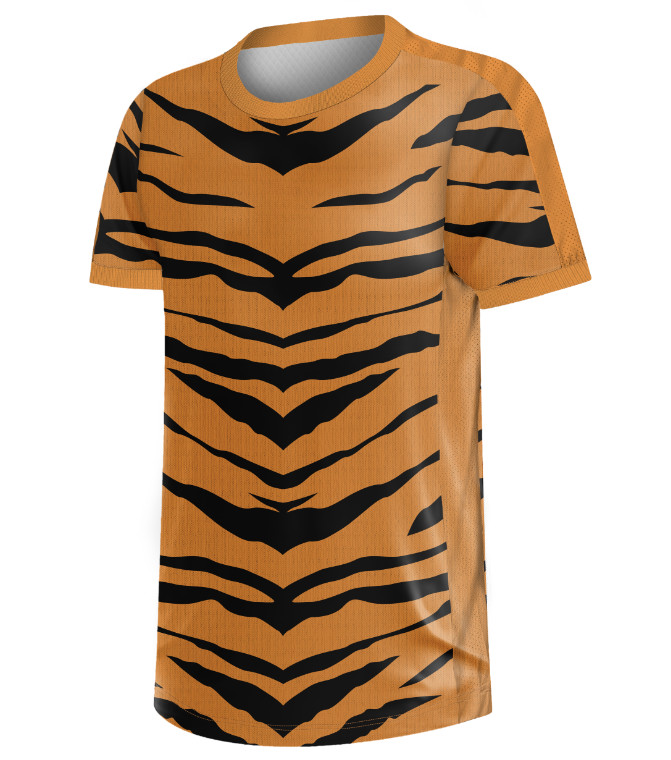 China Tiger Stripe 3XL Mens Jersey Shirt , BSCI Custom Racing Singlets factory