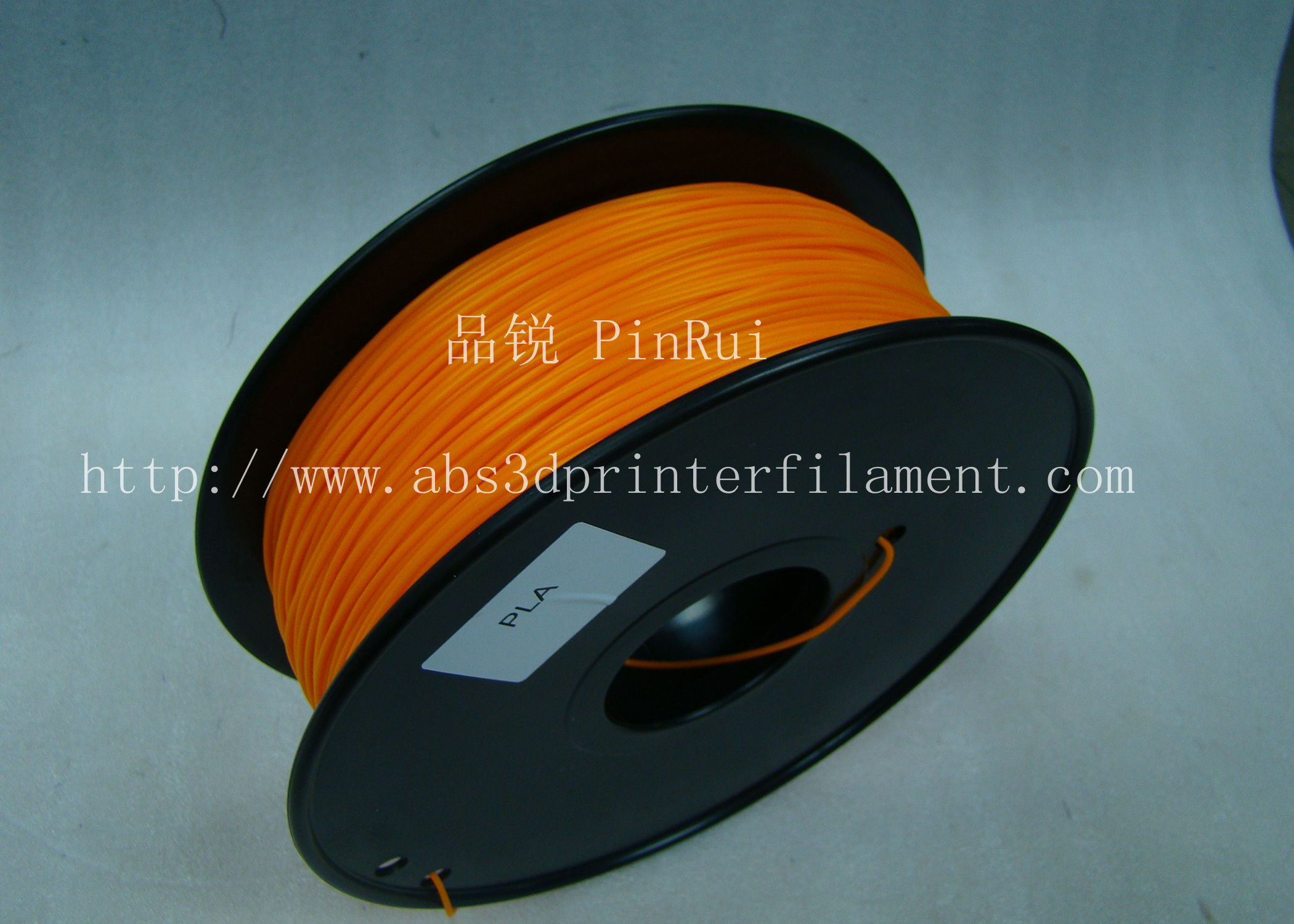 China Biodegradable Orange PLA 3d Printer Filament 1.75mm Materials For 3D Printing factory