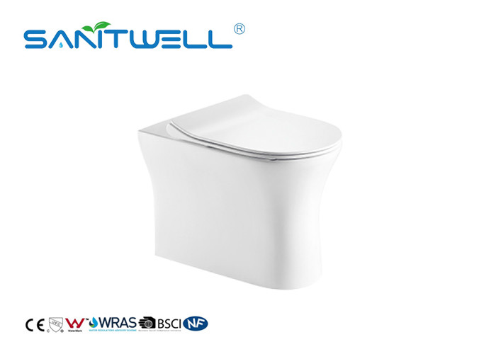 China One Piece Floor Standing Toilet Dual Flush Water Saving 580 * 365 * 420mm factory