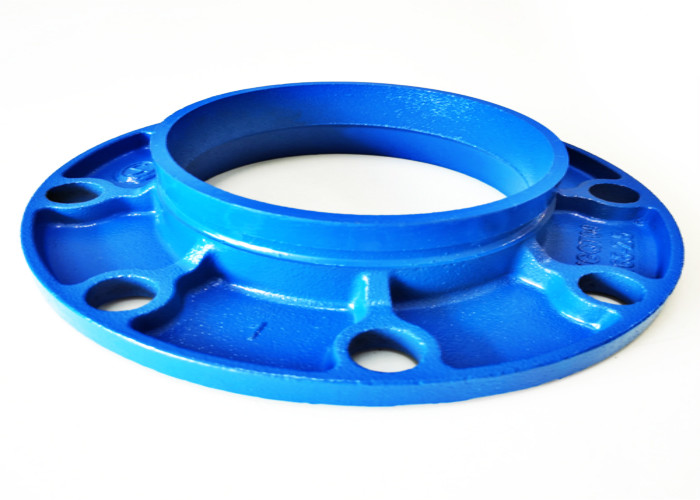China C606 Grooved Cast Iron Flange Adapter , DN20mm Fire Sprinkler Pipe Welding factory