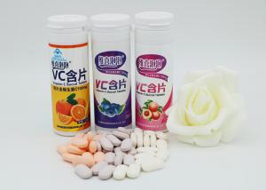 China Fruit Flavor Vitamin C Effervescent Tablets Dietary Fiber Supplements factory