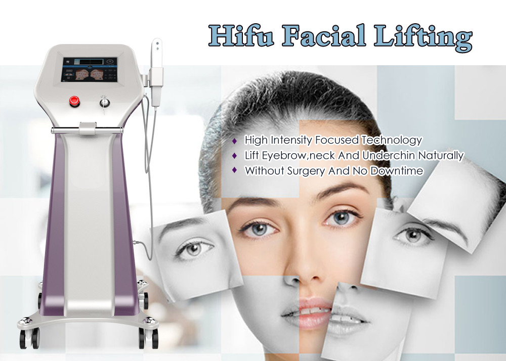 China Wrinkle Removal HIFU Facelift Machine / Hifu Beauty Machine 12 Months Warranty factory