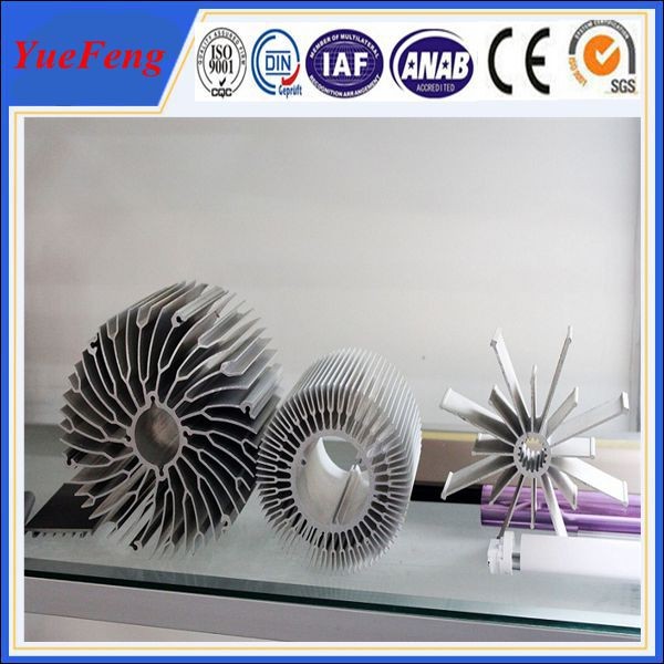China industrial al6063 t5 aluminum extrusion heatsink profiles cooling fin manufacturer factory