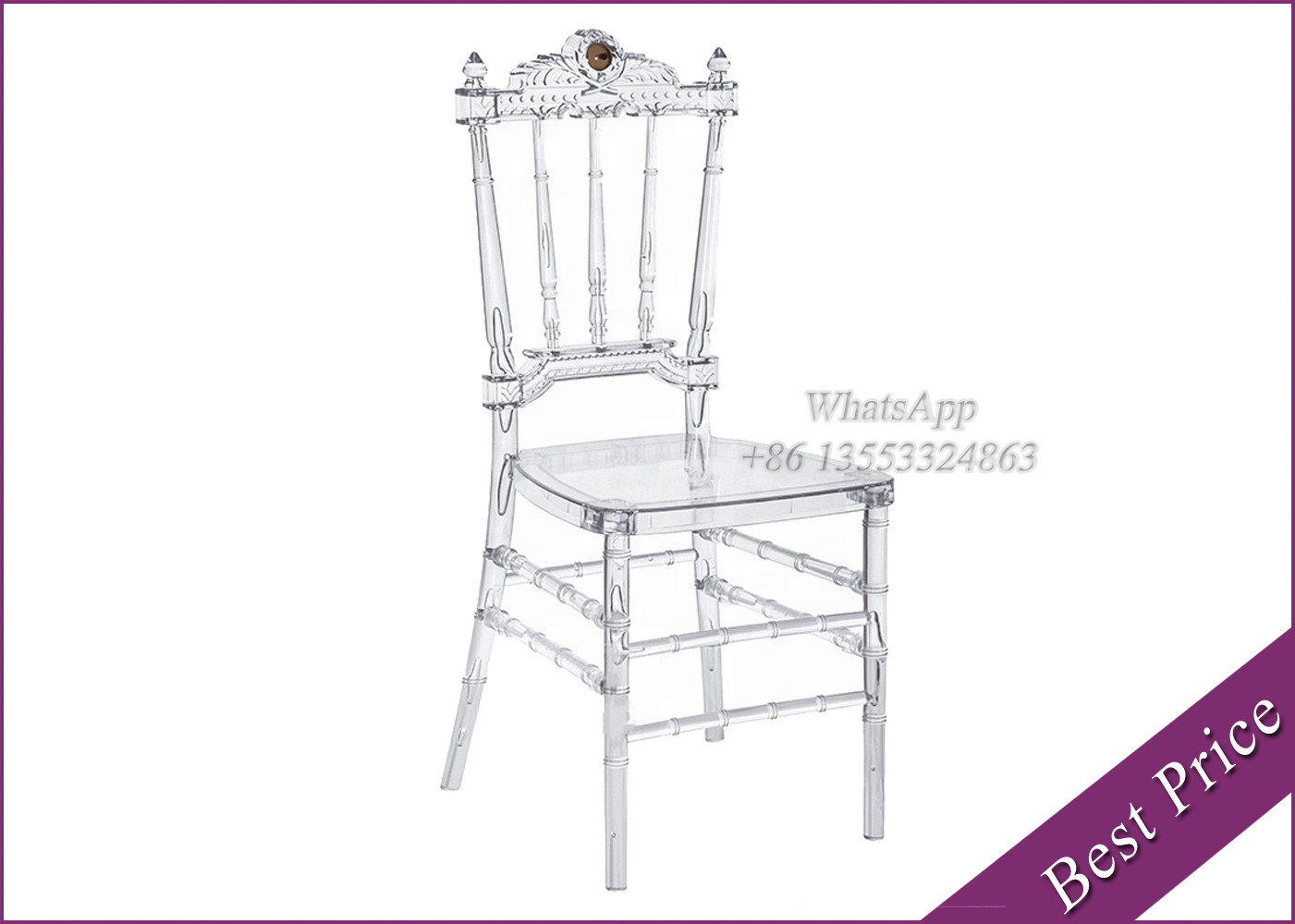 China Wholesale Price Crystal Chair For Wedding And Event (YC-104) factory