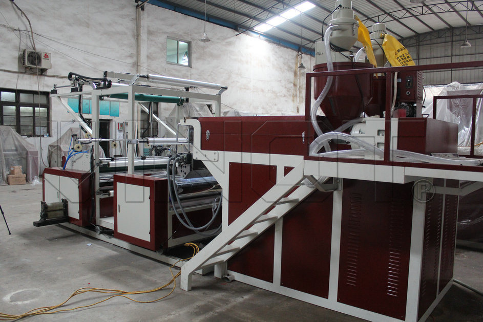 China Different Size Film Stretching Machine , Cling Film Rewinding Machine VINOT factory