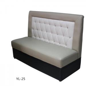 China Modern restaurant double side booth sofa seating for sale (YL-25) factory