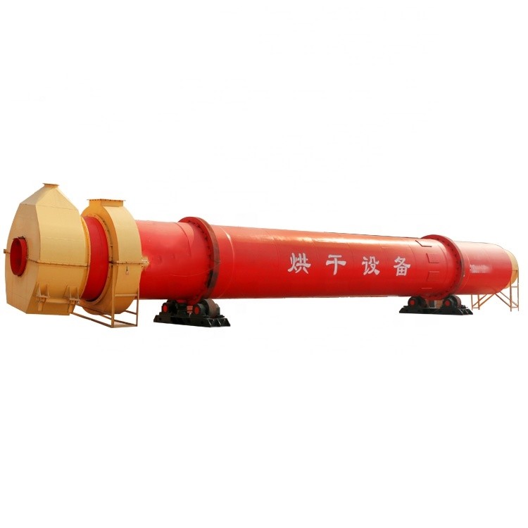 China 11KW 18.5KW Drum Rotary Dryer Wood waste Industrial Drum Dryer factory
