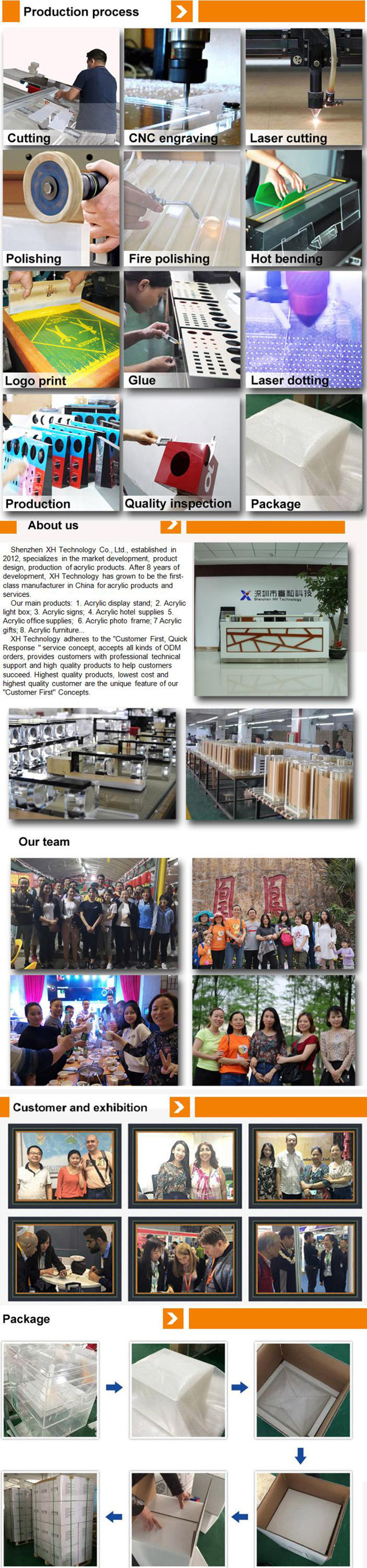 China Eco - Friendly Acrylic Shapes Craft Custom Gifts Blanks Design Plaque Award Souvenir factory