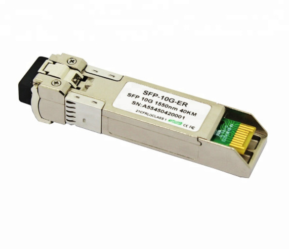 10G 1550nm 40km Duplex LC sfp fiber connector 1310nm FP laser transmitter for sale