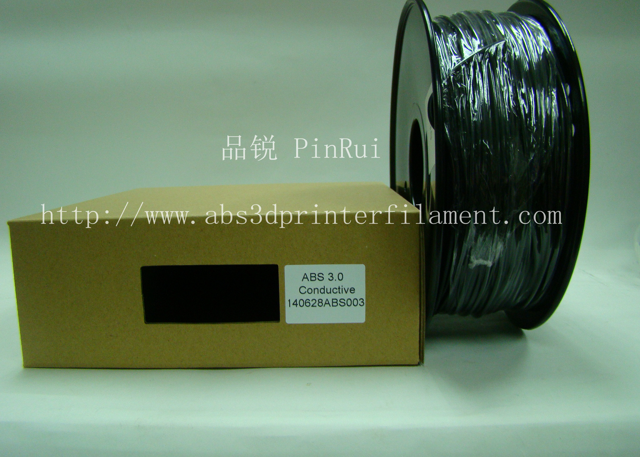 China Electronics industry conductive abs filament  3d printer consumables 1.75 / 3.00mm factory