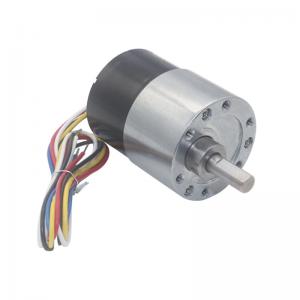 China DC 12V 24V Brushless Geared Motor Low Speed 5-600RPM With Overcurrent Protection factory