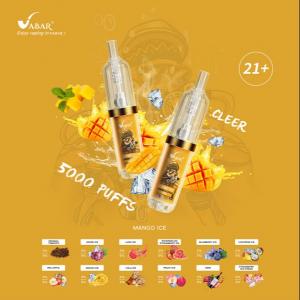 China 5000 Puffs E Cig Disposable Vape Pens Mesh Coil With Colorful Lights factory
