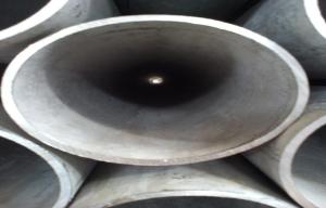 China Seamless Oval Stainless Steel Tube , Large Diameter Steel Pipe For Decoration factory