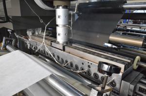 China Bopp Thermal Film Nonwoven Laminating Machine Pp Pe Extrusion For Paper / Fabric factory
