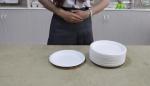 Round Disposable Plates Natural Sugarcane Bagasse Compostable Eco Friendly