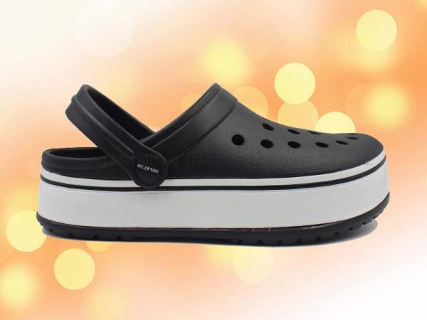 Outdoor Beach Slippers EVA Garden Shoes for Summer Lady Height Lncreasing
