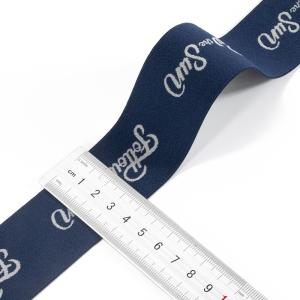 Custom designer polyester wide elastic sport underwear boxer waistband custom