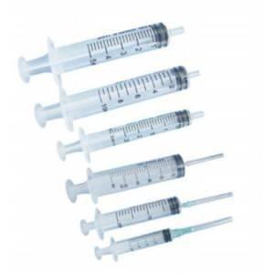 China Medical Sterilization Products Three Parts Plastic Luer Lock Disposable Syringe factory