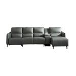 First Layer Cowhide Sofa Living Room Leather Art Intelligent Italian Furniture
