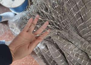 China zoo mesh/316 Grade 7x19 Stainless Steel Wire Rope Zoo Aviary Mesh factory