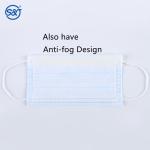 3 ply Disposable medical facemask mascarillas face maskss custom box design OEM