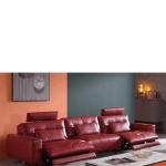 Light Luxury Leather Soft Sofa Space Capsule Cinema Sofa Living Room Combination