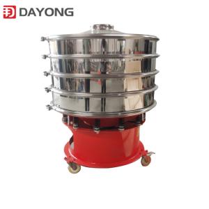 China Stainless Steel Rotary Vibrating Screen,Vibrating Classifier For Modified Starch Sieving factory