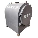 Horizontal Wood Log Carbonization Stove , Bamboo Charcoal Carbonizer Furnace