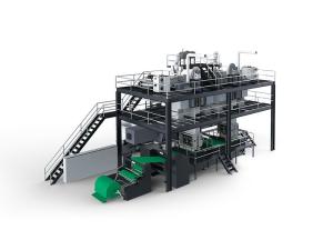 China Asia China Export PLA/Pet High Quality Nonwoven Fabric Machinery Production Line factory
