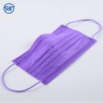 4 Ply Medical Respirator Mask Disposable Sheet Mask Lavender Color Hospital
