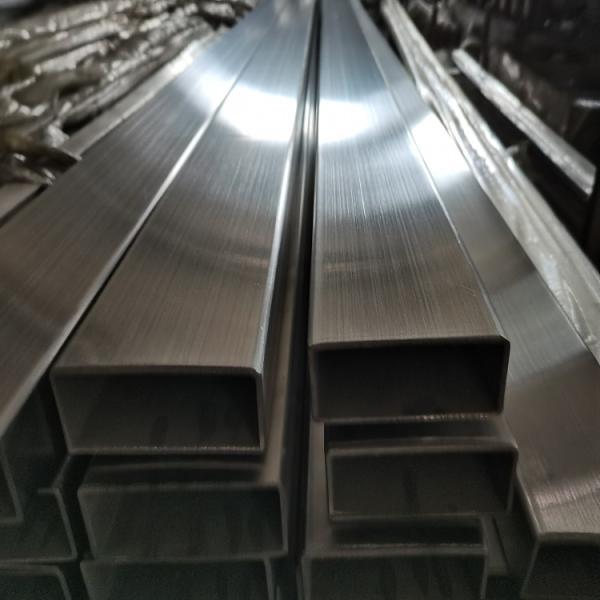 1.4306 / 1.4301 Square Sanitary Stainless Steel Tubing with Hairline Polish
