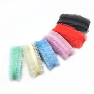 China Seerucker ribbon customized logo and decorations for butterfly bows snow organza ribbon factory