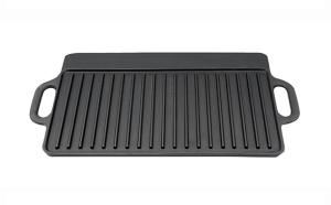 China REVERSIBLE CAST IRON GRILL PLATE WITH HANDLES factory