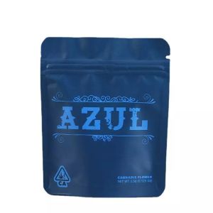 3.5g Cookie Smell Proof Custom Digital Print Snack Pouch Matte Plastic